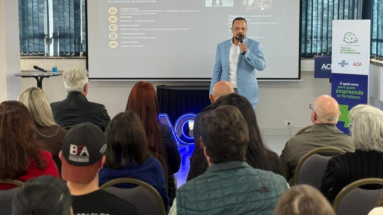 ACIA realiza encontro empresarial com palestra de associado para associado