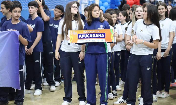 Alunos/atletas apucaranenses são destaques na fase regional dos JEP´s