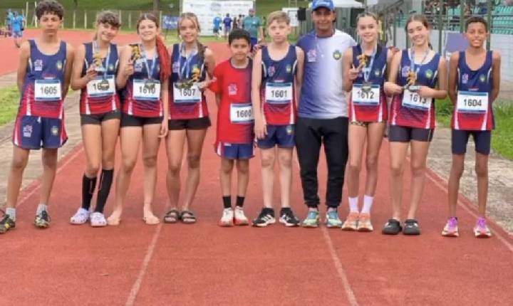 Apucarana é vice-campeã feminina no Paranaense de Atletismo Sub-14