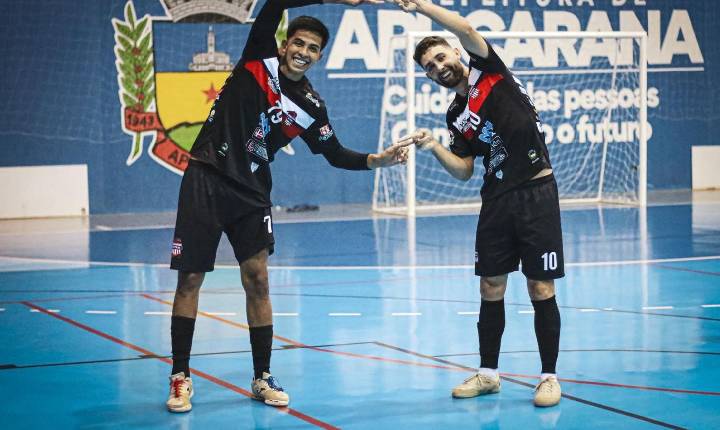 Apucarana Futsal goleia o Palotina no Paranaense da Série Prata
