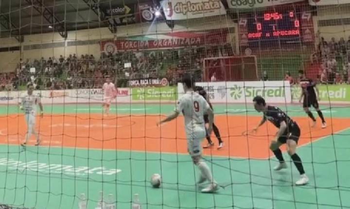 Apucarana Futsal perde na Série Prata no Sudoeste do Estado