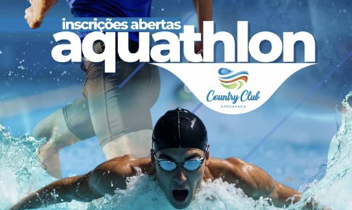 Aquathlon Country Clube ocorre no dia 1º de março em Apucarana