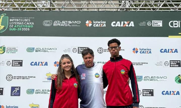 Dupla apucaranense compete no Brasileiro de Atletismo Sub-20 em Cuiabá