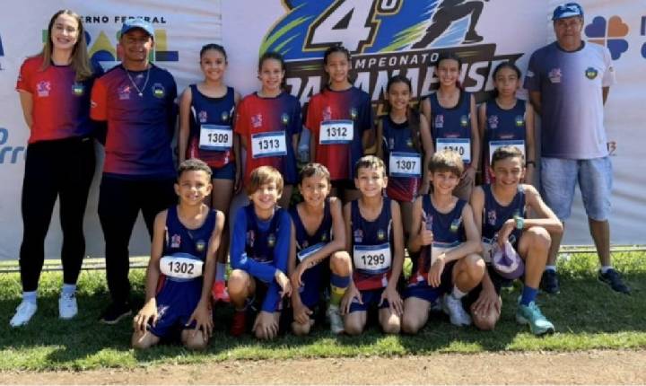Equipe de atletismo Sub-12 de Apucarana é vice-campeã paranaense na pista da UEL