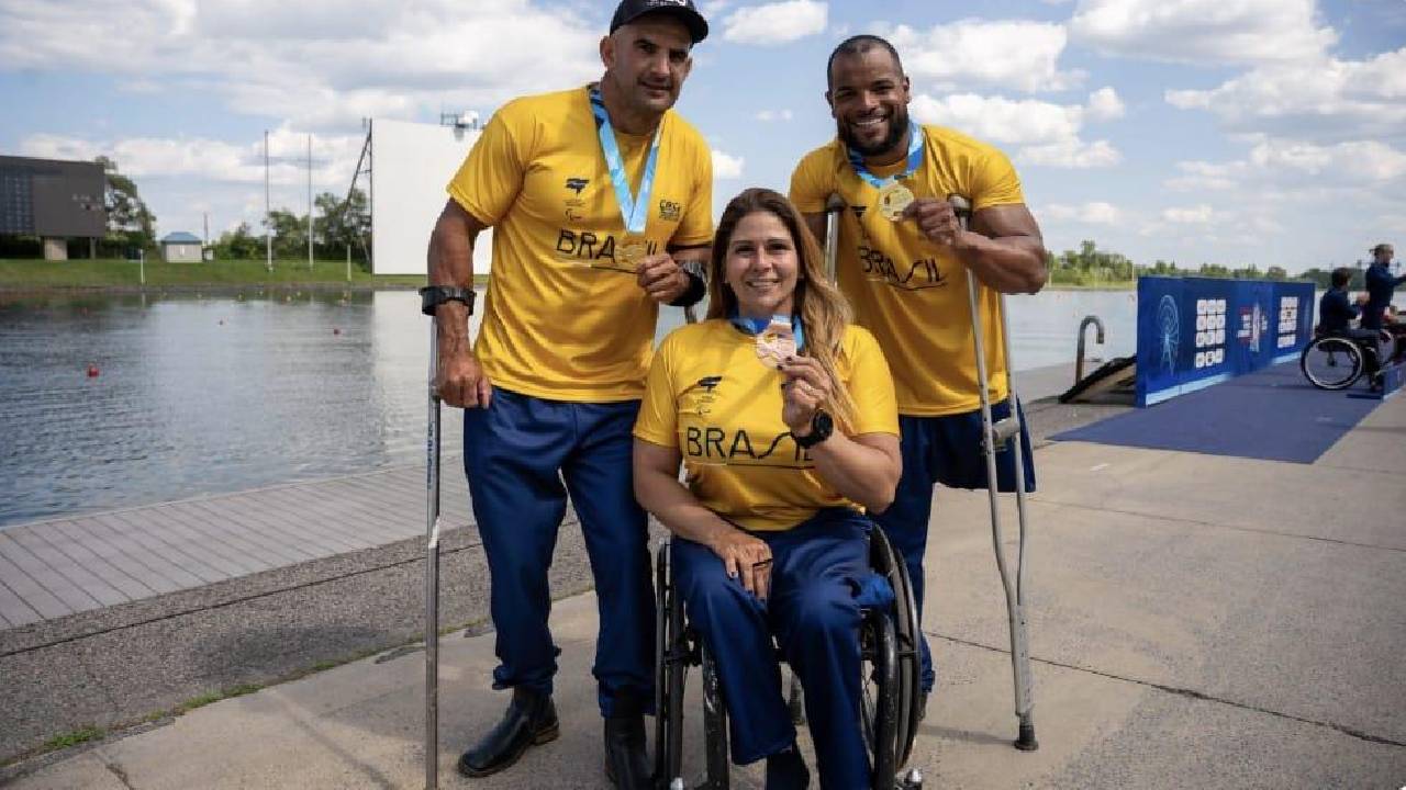 Giovane Vieira de Paula é campeão da Copa do Mundo de Paracanoagem no Canadá