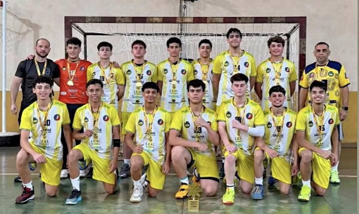 Handebol de Apucarana é campeão na macrorregional dos Jogos da Juventude do Paraná