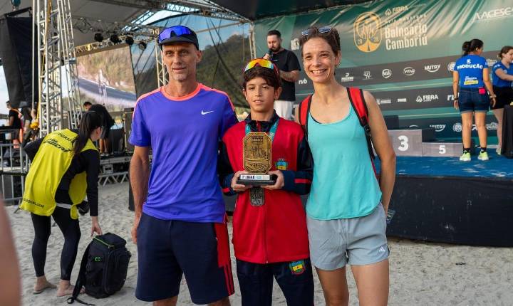 Jovem atleta apucaranense é destaque em Balneário Camboriu