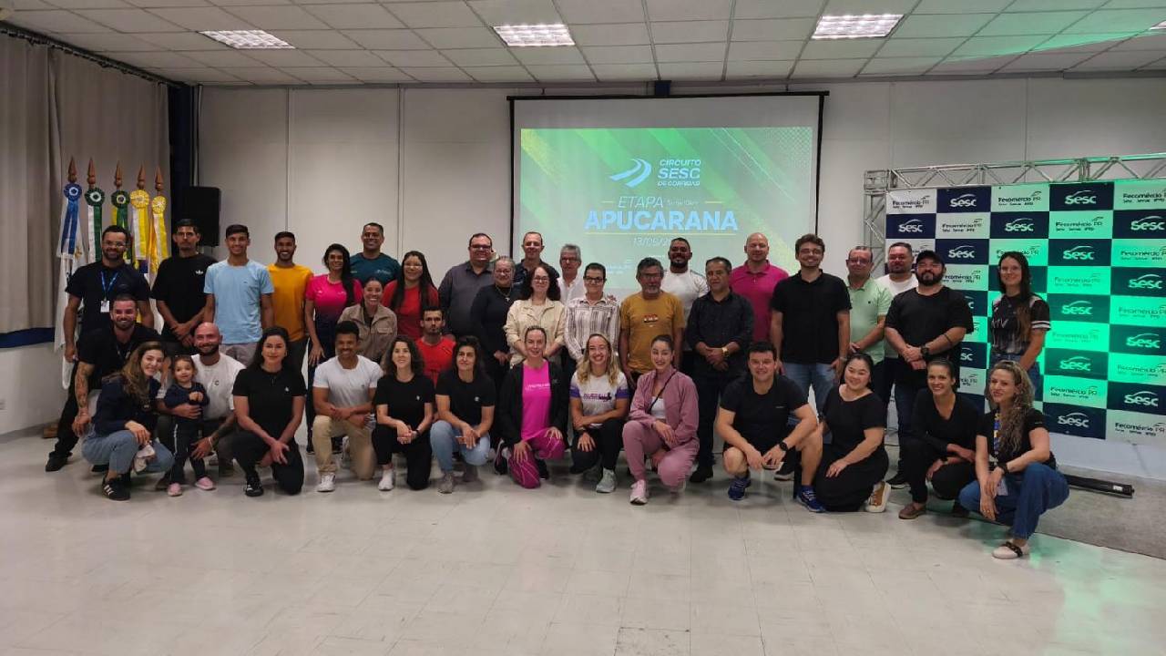 Lançada a 23ª etapa do Circuito Sesc de Corridas de Rua em Apucarana