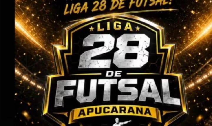 Liga 28 de Futsal de Apucarana tem início no dia 12 de agosto