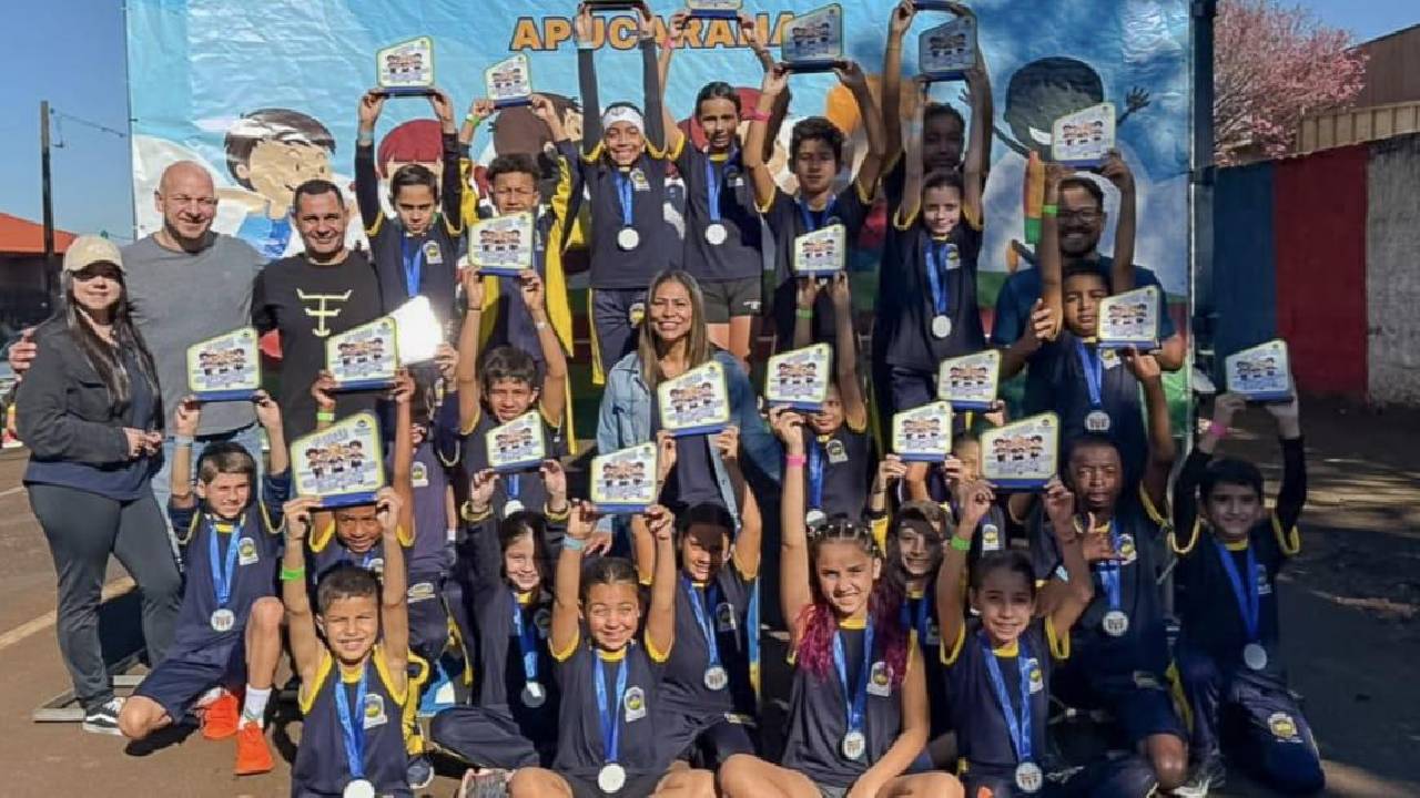 Pirapó reúne cerca de 500 estudantes na 2ª etapa do Circuito de Corridas de Rua das Escolas Municipais