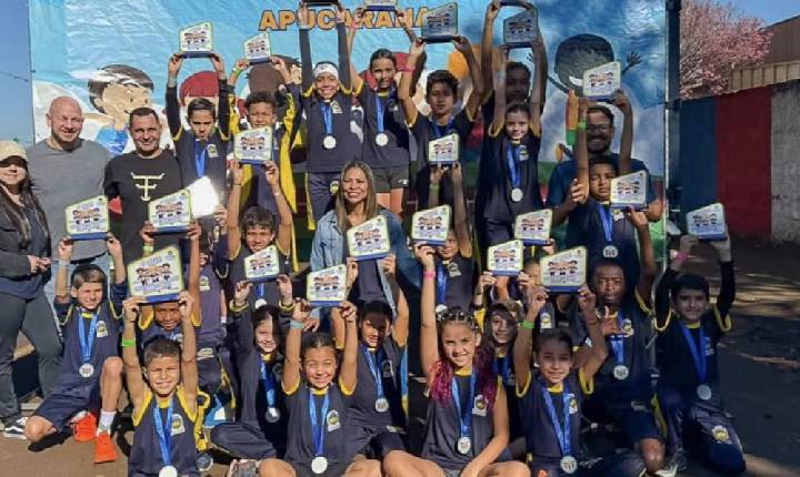 Pirapó reúne cerca de 500 estudantes na 2ª etapa do Circuito de Corridas de Rua das Escolas Municipais