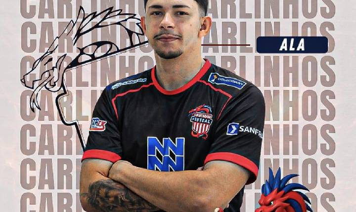 Quinto colocado na “Prata”, Apucarana Futsal contrata o ala Carlinhos