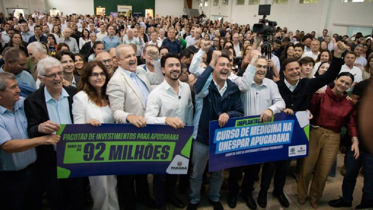 Ratinho Junior oficializa curso de medicina, encerra espera de quase 50 anos e eleva Apucarana a um novo patamar