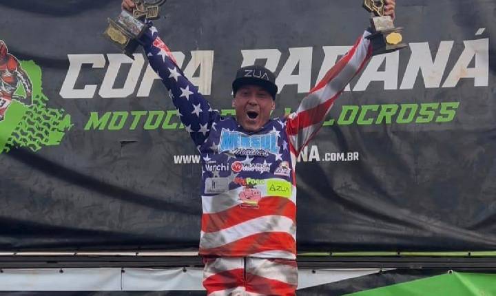 Rony Peterson Gouveia disputa o Paranaense de Motocross em Mandaguari