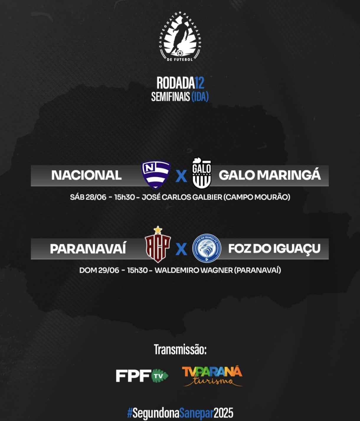 FPF define as datas das semifinais da Segundona