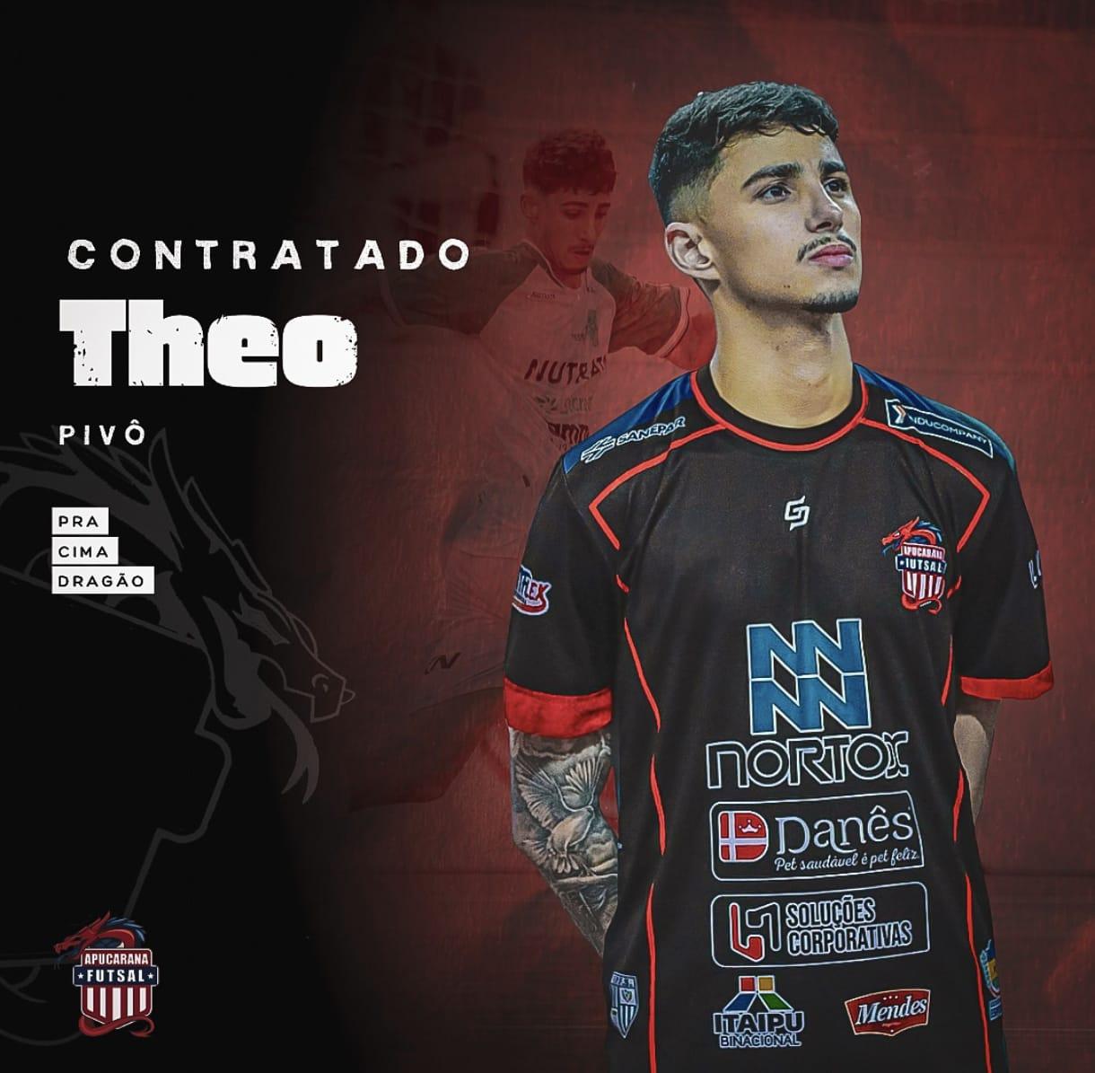 Apucarana Futsal contrata o pivô Theo Ritzel