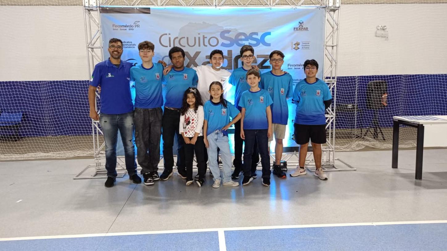 Arapongas conquista títulos no Circuito Sesc de Xadrez