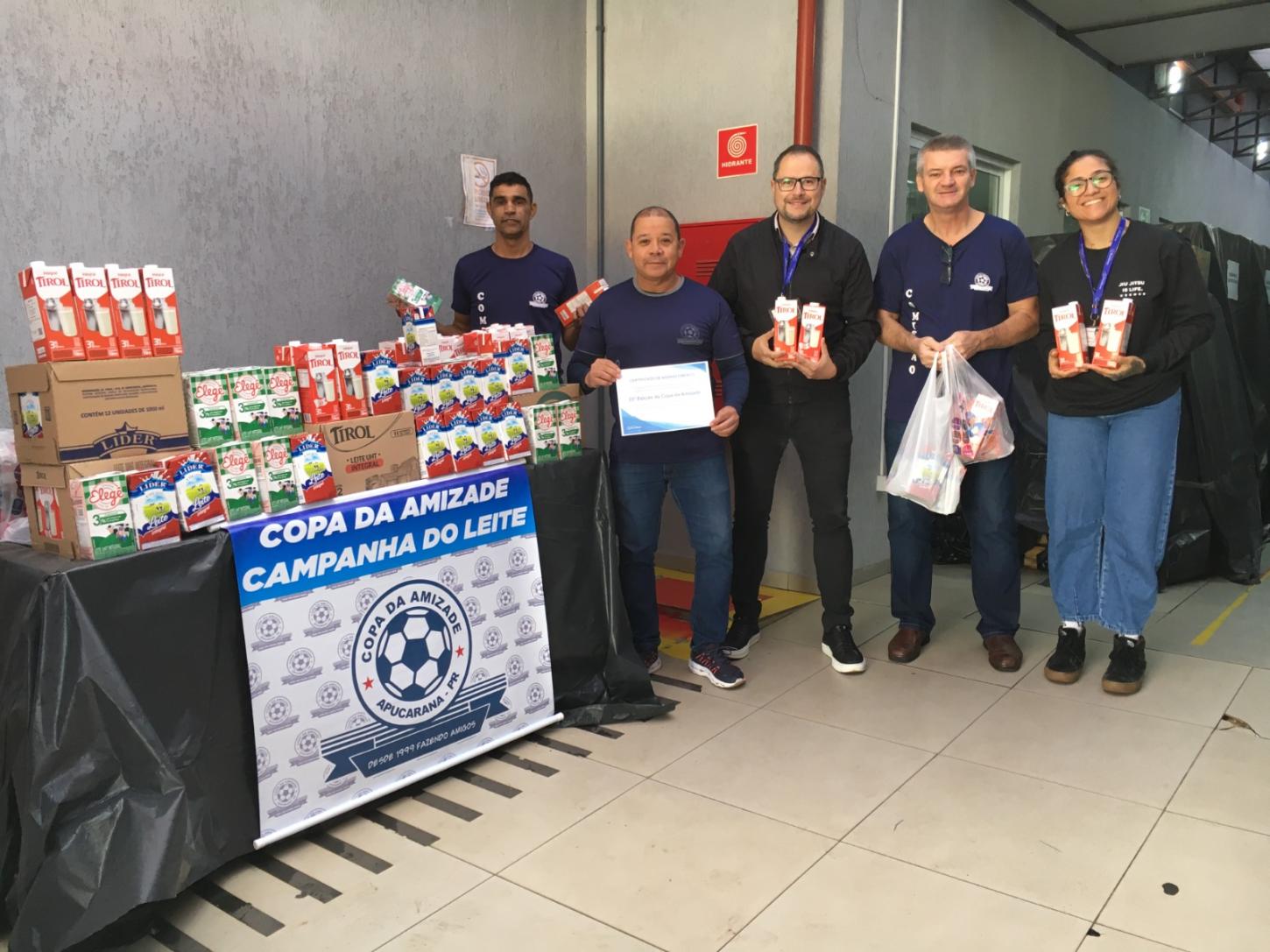 Comissão Organizadora da Copa da Amizade realiza Ação Solidária