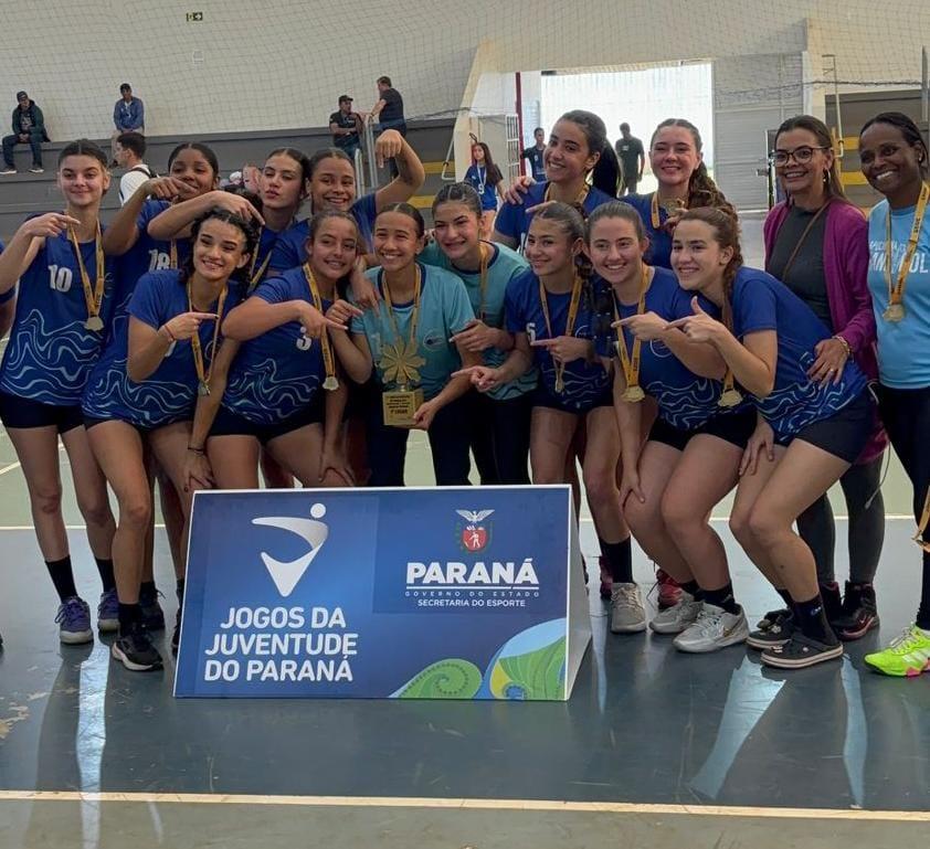 Handebol feminino de Apucarana se classifica para a fase final dos Jojup´s