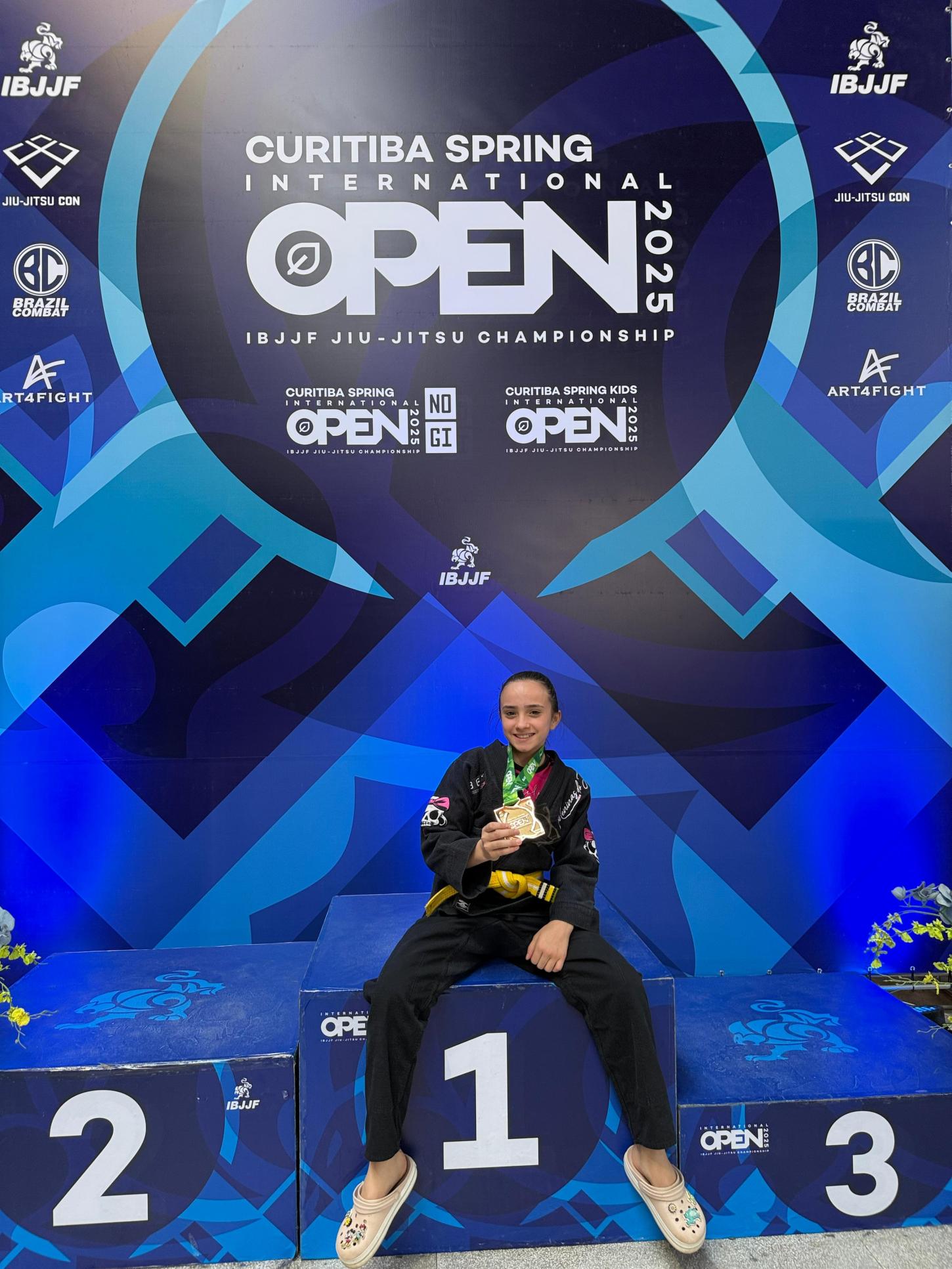 Apucaranense conquista título de jiu jitsu em Curitiba