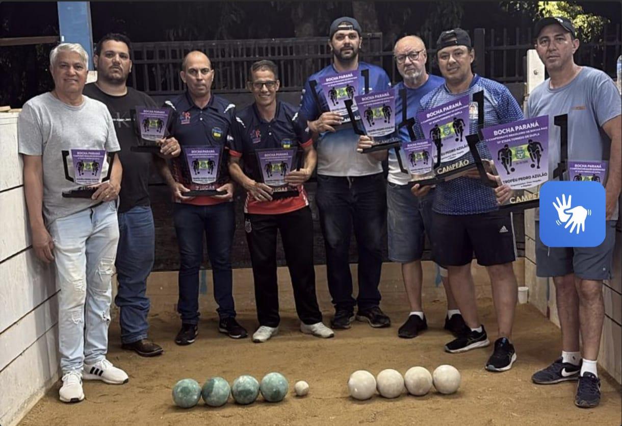 Apucaranenses ficam em terceiro lugar em torneio de bocha no interior paulista