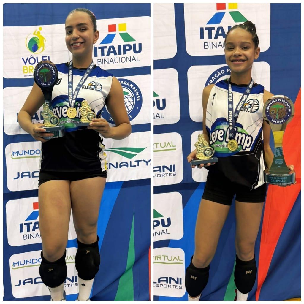 Jogadoras de vôlei da equipe dos Três Reis são chamadas para laboratório da Seleção Paranaense em Toledo
