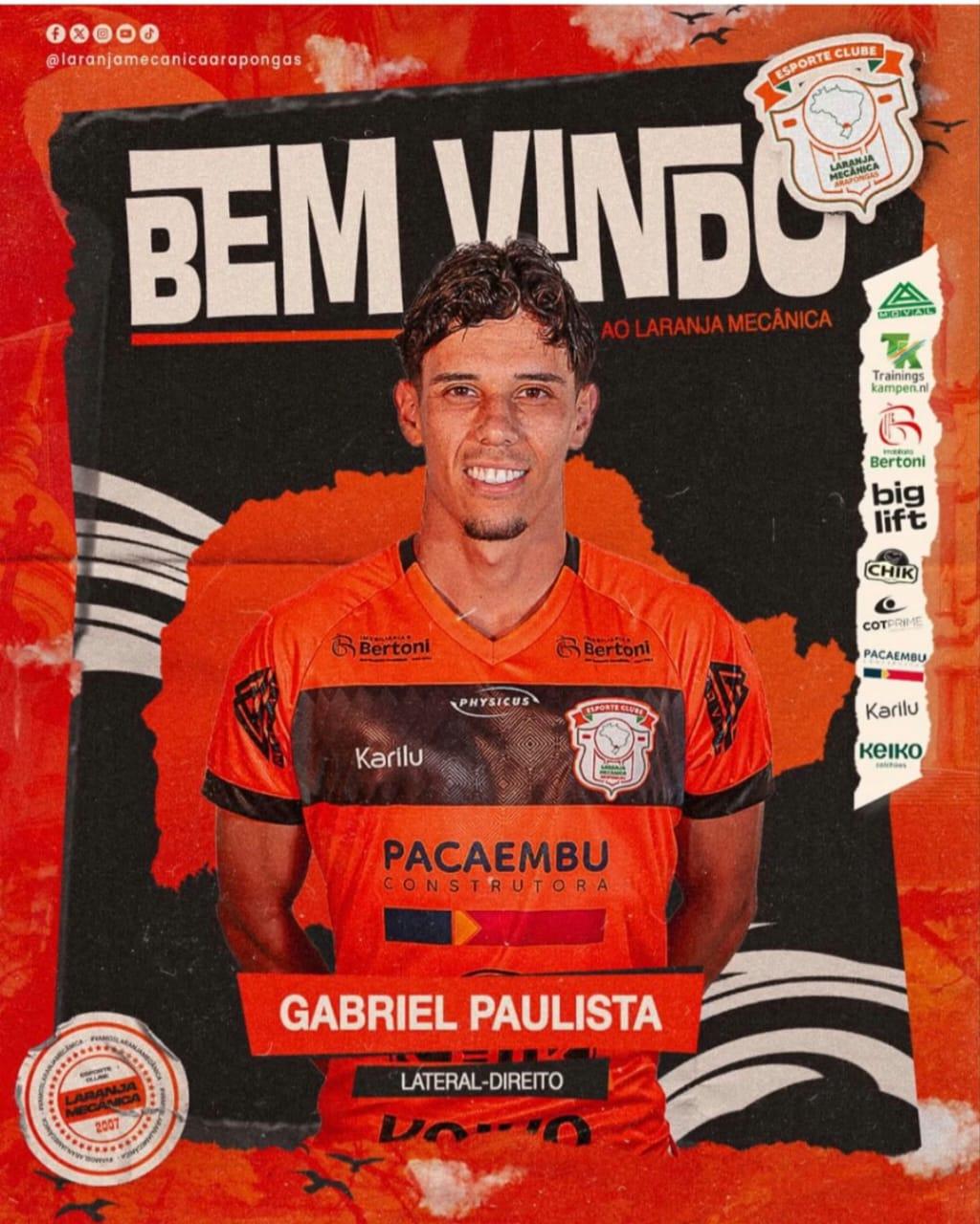 Laranja Mecânica anuncia reforços para a Divisão de Acesso do Paranaense