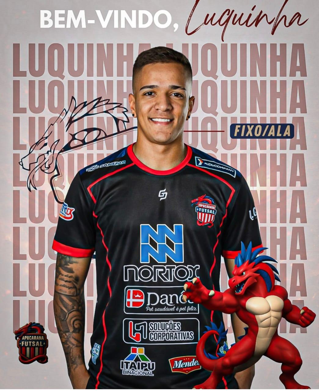 Luquinha reforça o Apucarana Futsal para a disputa da Série Prata