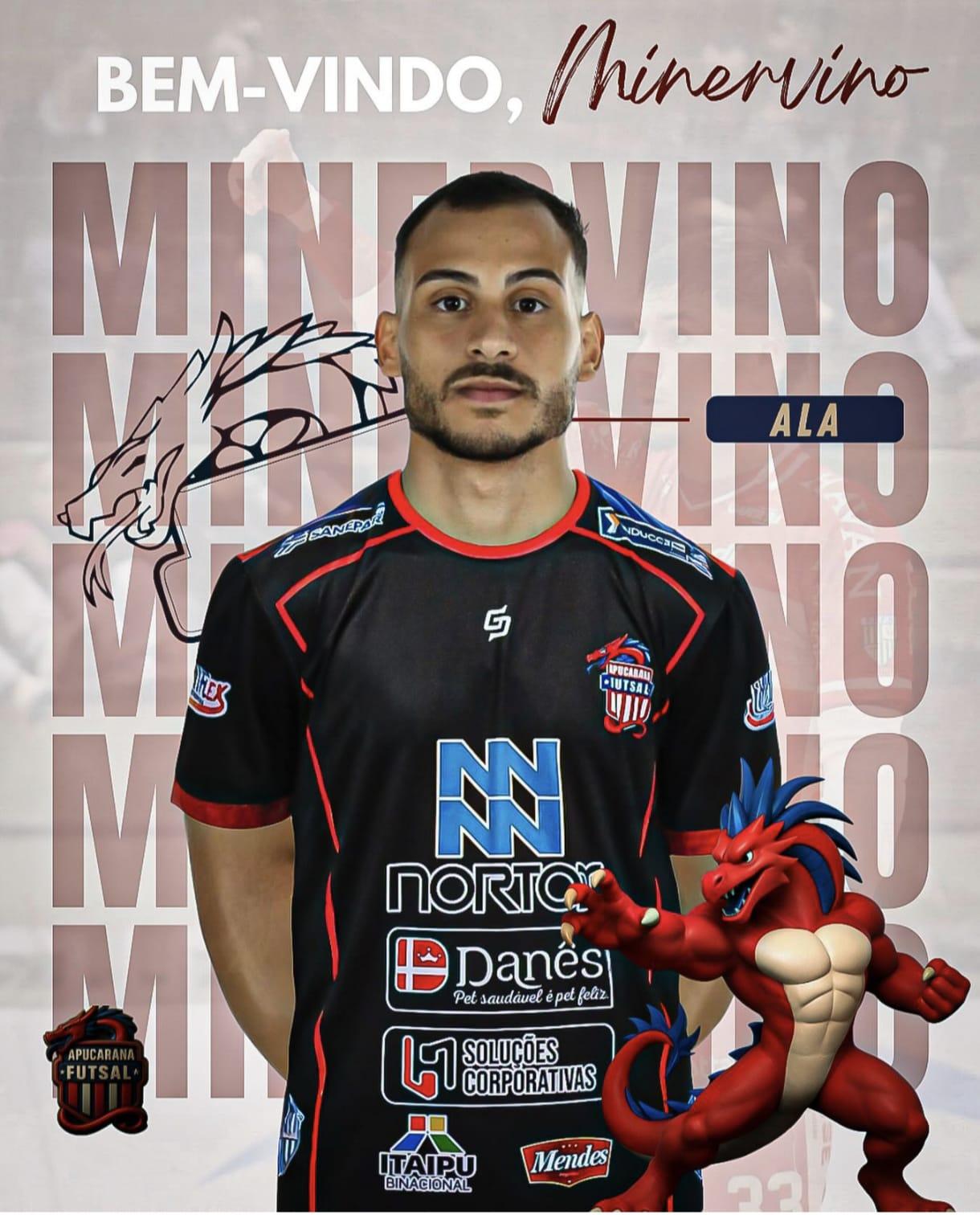 Matheus Minervino é o novo reforço do Apucarana Futsal