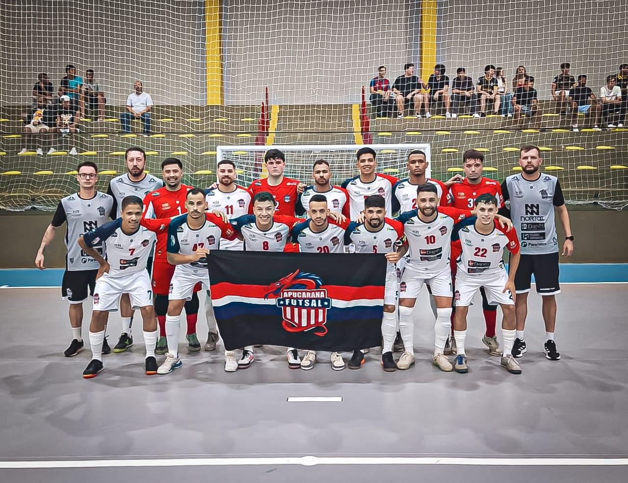 Apucarana Futsal duela com o Cândido de Abreu no Complexo Estação Cidadania