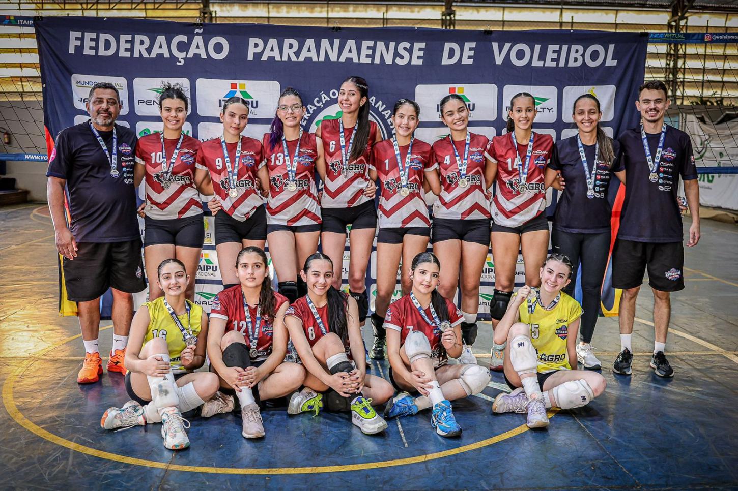 Apucarana sedia o Campeonato Paranaense da Série B de Voleibol Feminino Sub-19