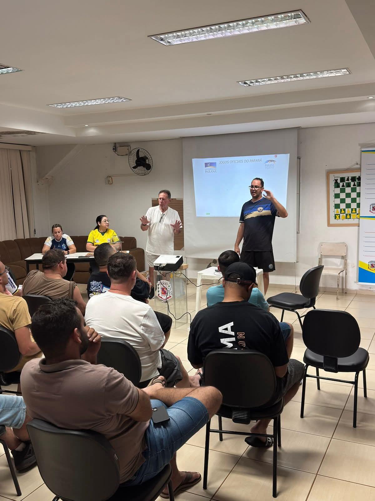 Prefeitura de Arapongas promove congresso técnico do Torneio 1º de Maio