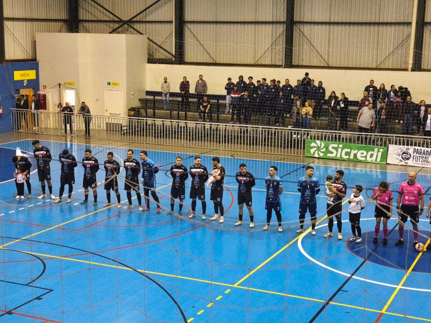 Apucarana Futsal perde de virada em casa no Paranaense da Série Prata.