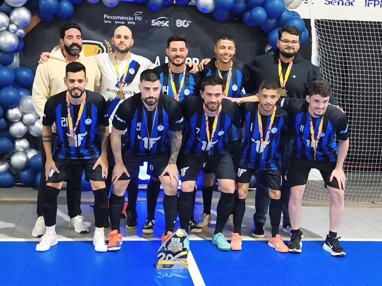 LR Bonés é campeã do futsal nos Jogos dos Comerciários do Paraná