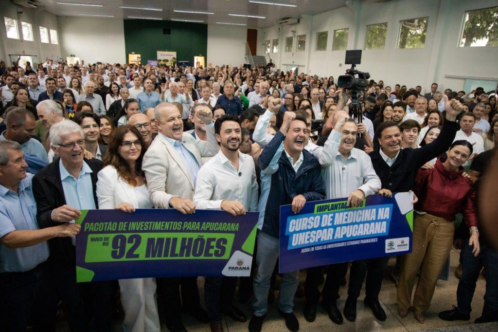 Ratinho Junior oficializa curso de medicina, encerra espera de quase 50 anos e eleva Apucarana a um novo patamar