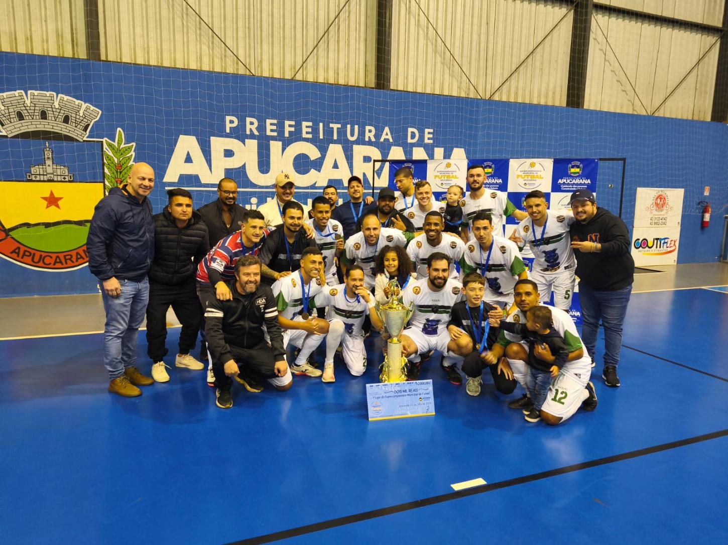 Corte do Leitão é campeão do Supercampeonato de Futsal em Apucarana