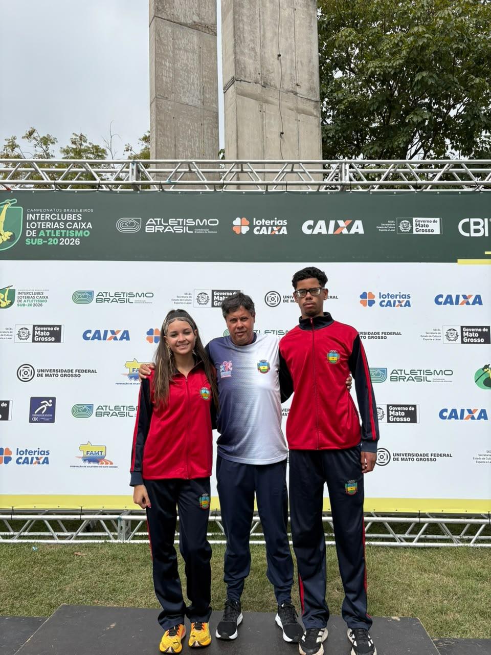 Dupla apucaranense compete no Brasileiro de Atletismo Sub-20 em Cuiabá