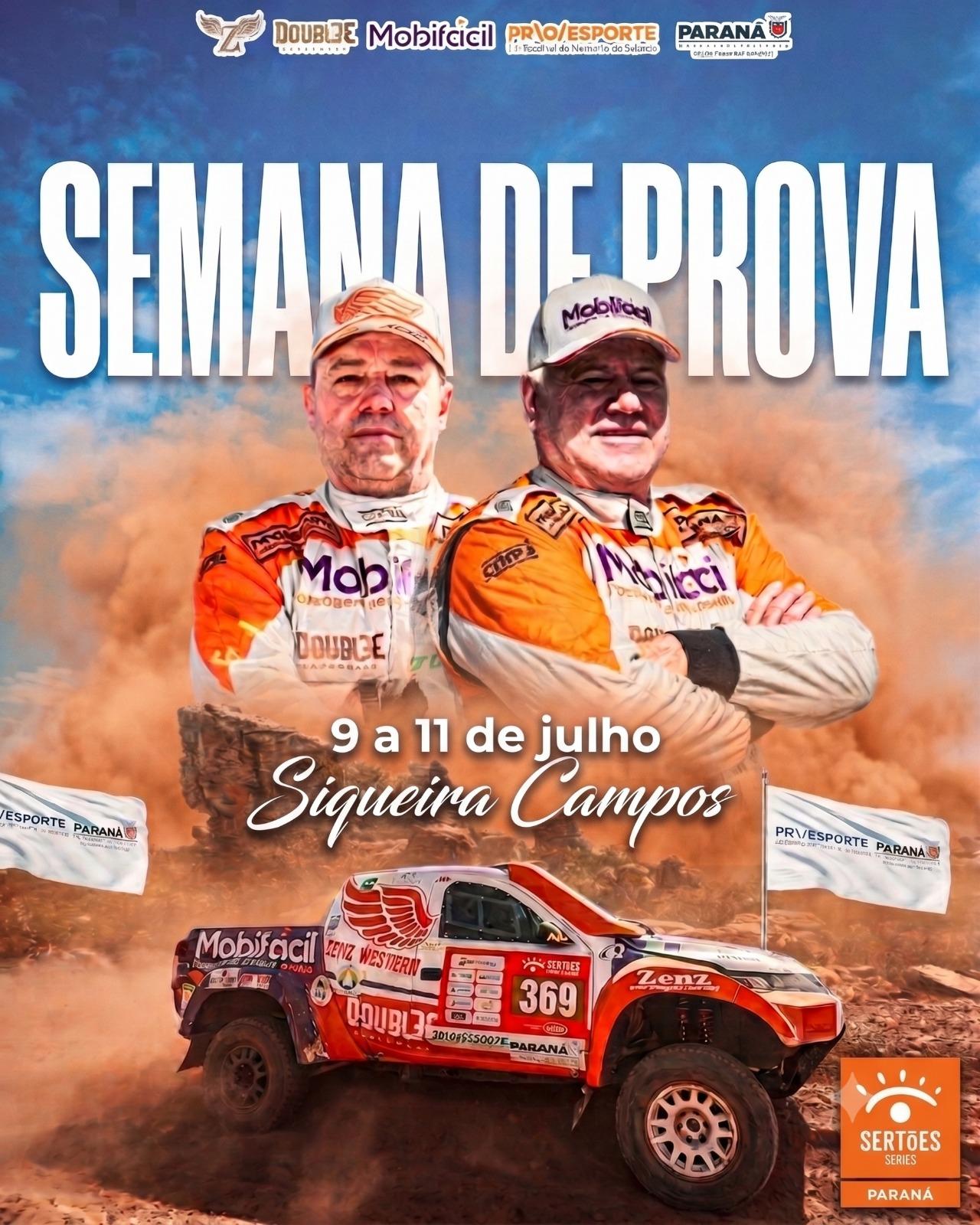 Marreco e Sidão disputam o inédito Rally dos Sertões Series Paraná