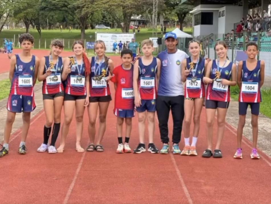Apucarana é vice-campeã feminina no Paranaense de Atletismo Sub-14