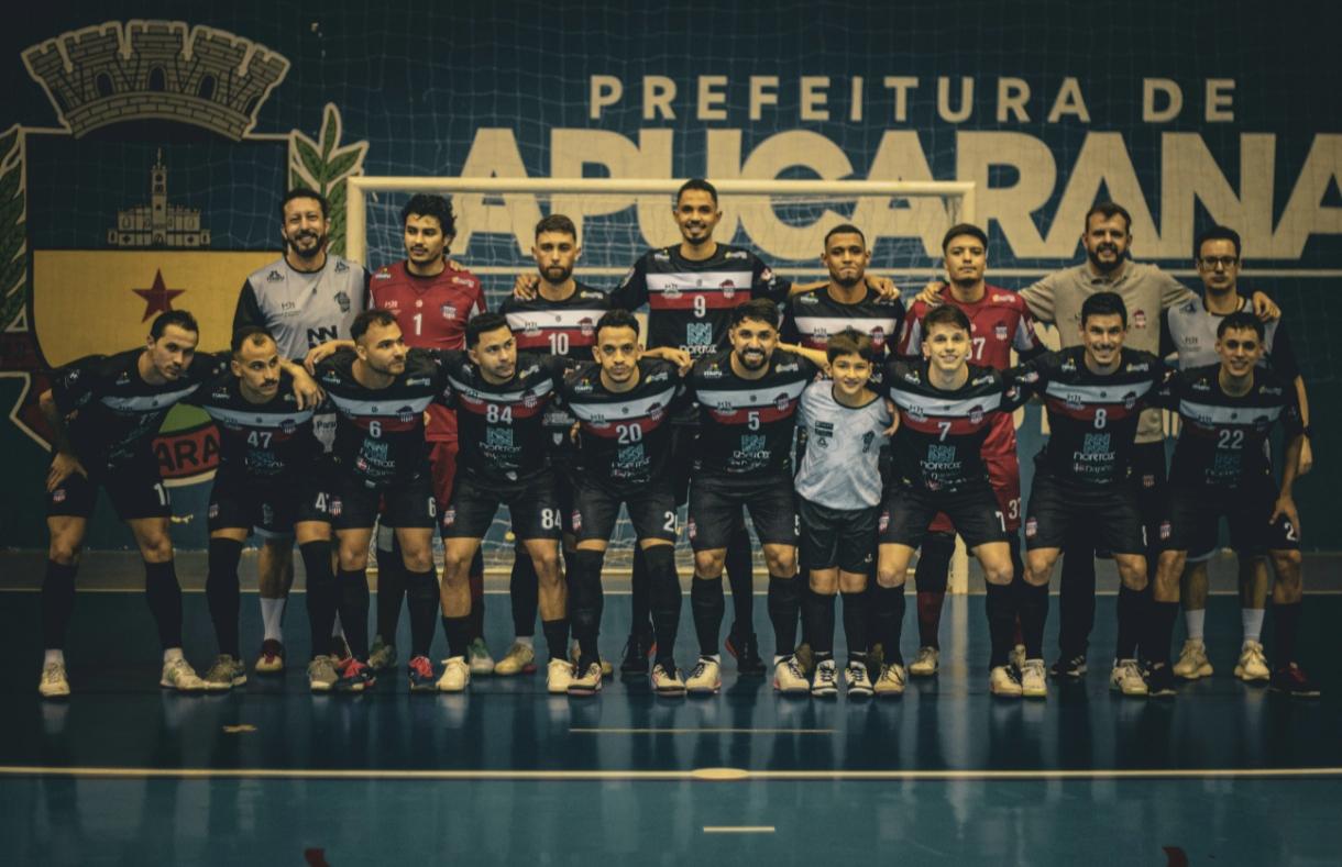 Apucarana Futsal se reabilita na Série Prata e agora foca no Palotina