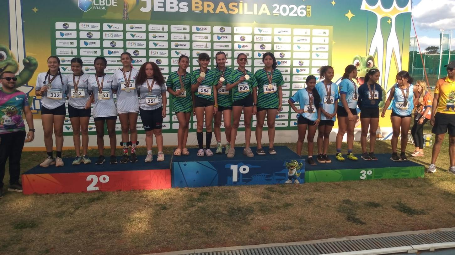 Atletas de Apucarana conquistam cinco medalhas nos Jogos Escolares Brasileiros