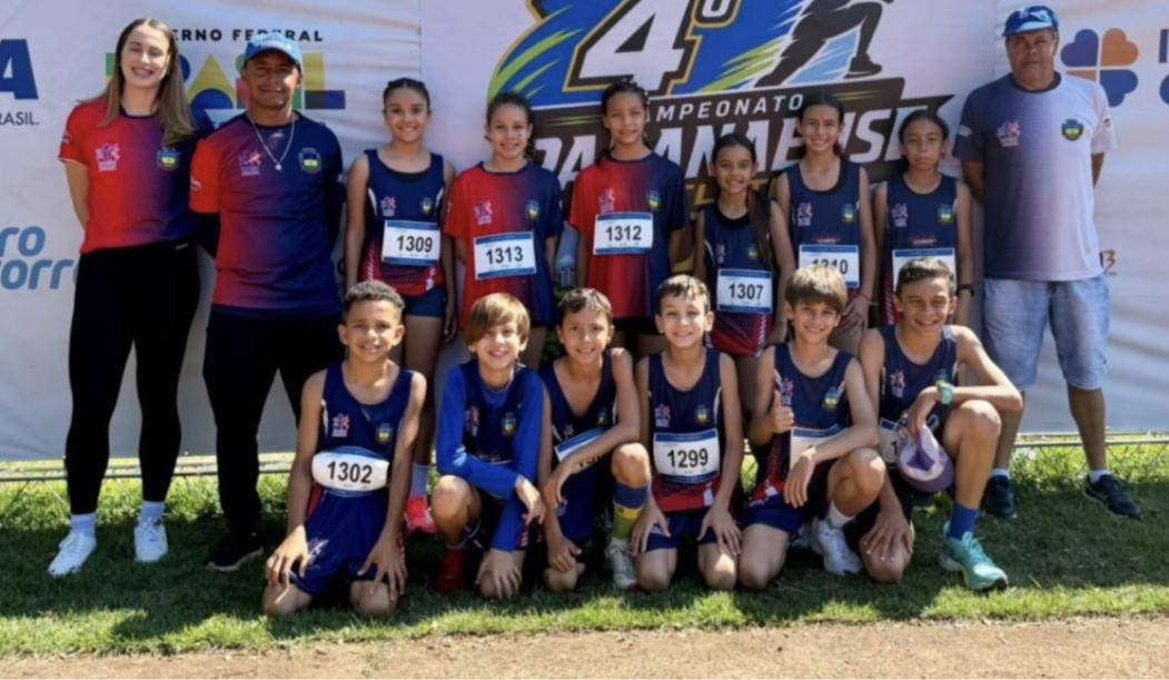 Equipe de atletismo Sub-12 de Apucarana é vice-campeã paranaense na pista da UEL
