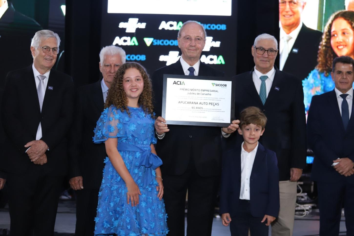 ACIA, Sicoob e Sebrae homenageiam 100 empresas de Apucarana